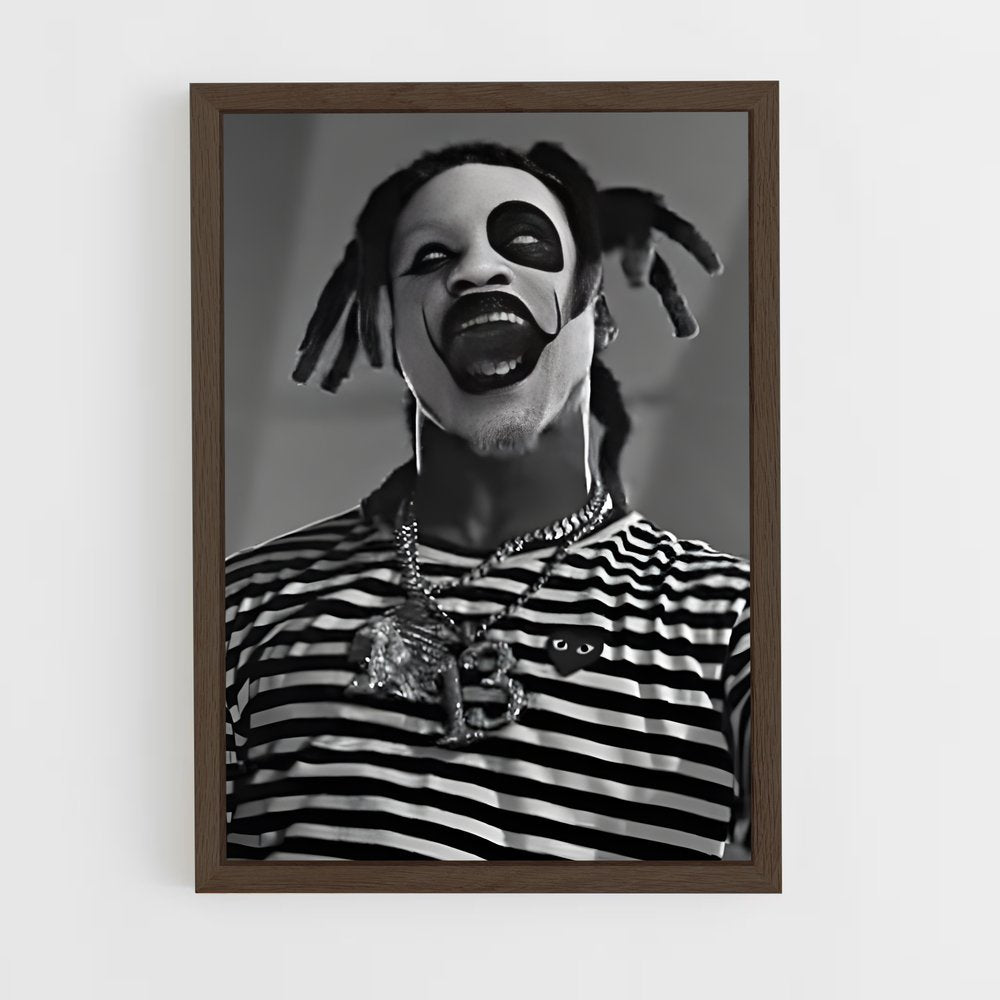 ap-denzel curry-8 cadre Bois foncé