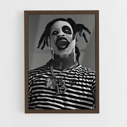 ap-denzel curry-8 cadre Bois foncé