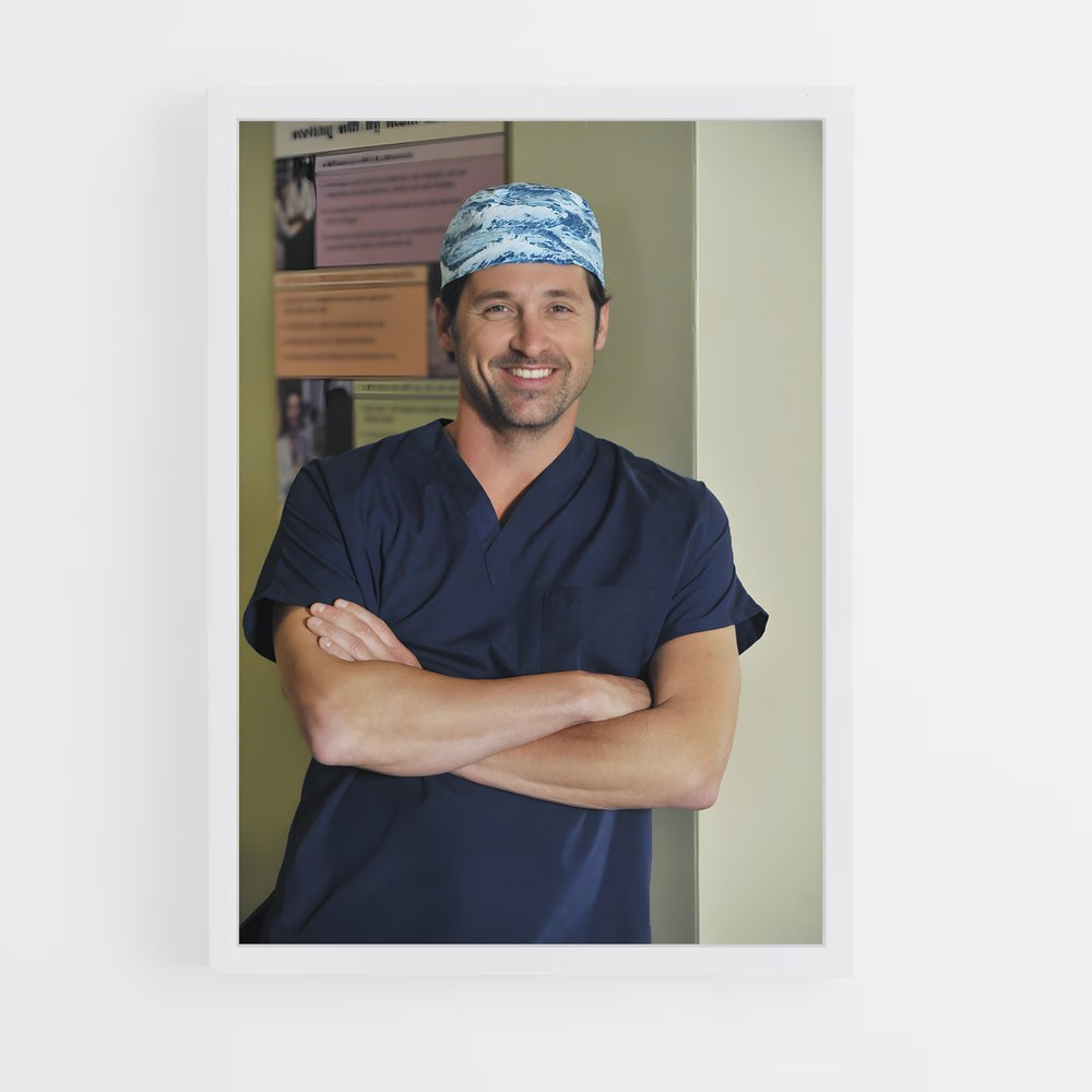 ap-derek shepherd-3 cadre Blanc
