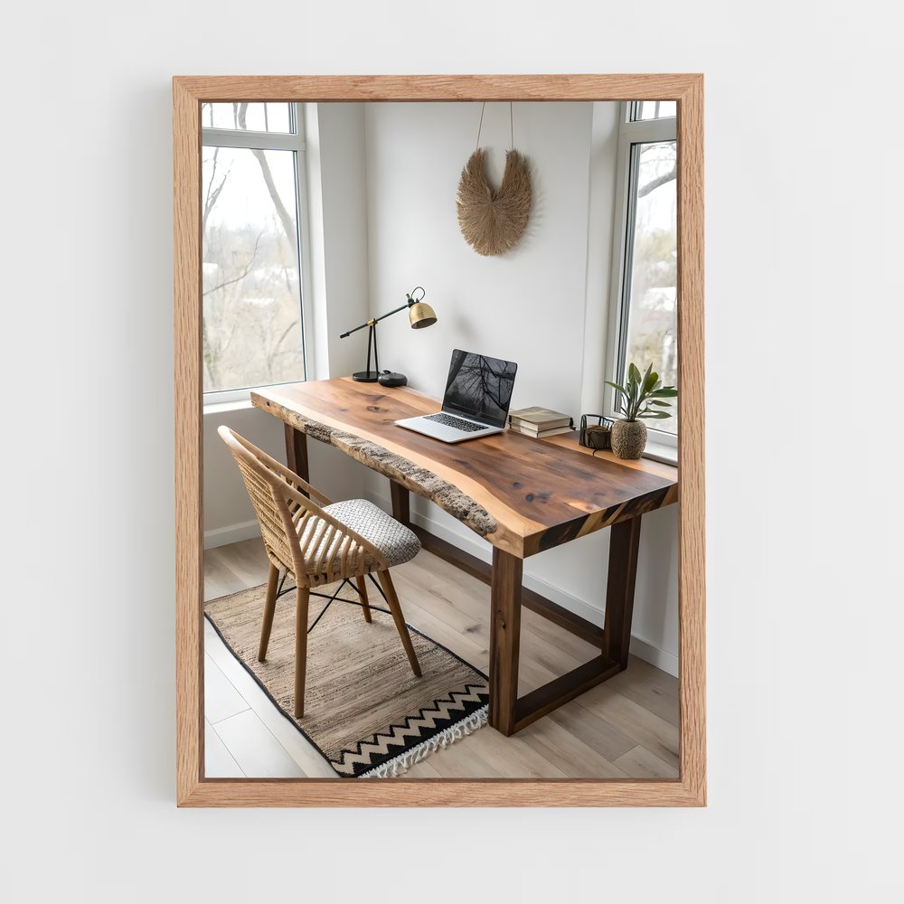 ap-desk-2 cadre Bois clair
