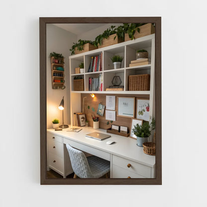 ap-desk-3 cadre Bois foncé