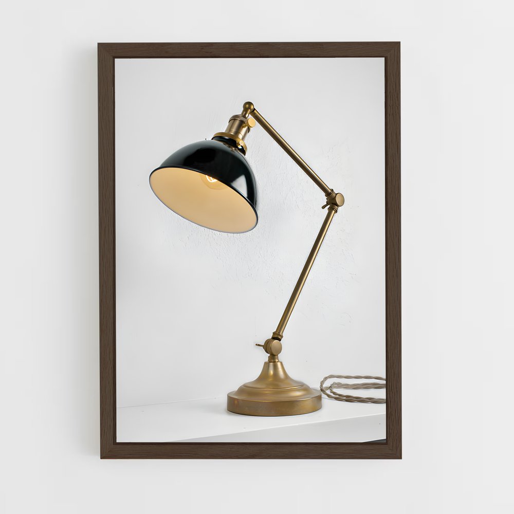 ap-desk lamp-1 cadre Bois foncé