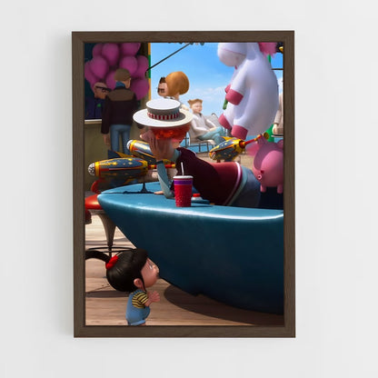 ap-despicable me-10 cadre Bois foncé
