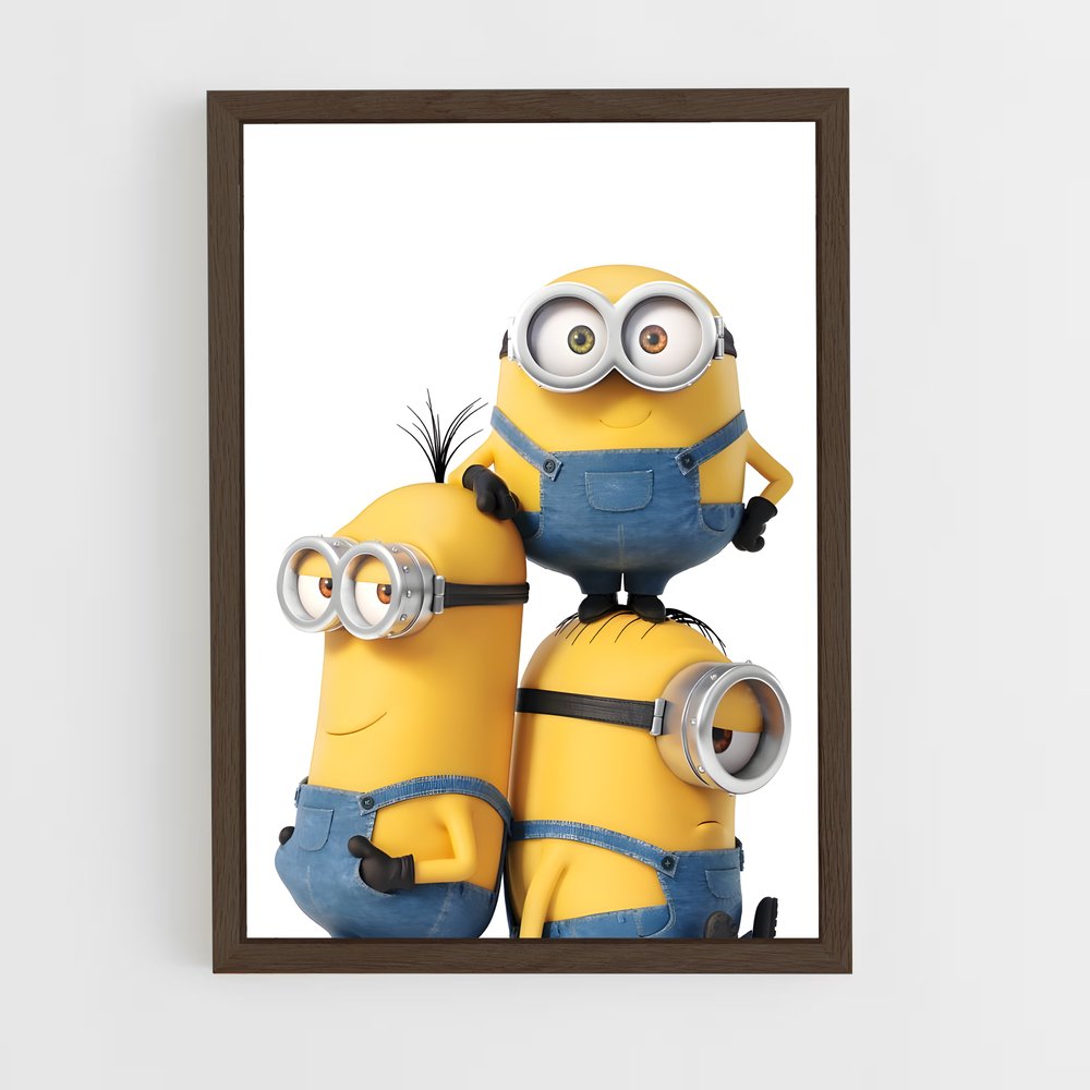 ap-despicable me-5 cadre Bois foncé