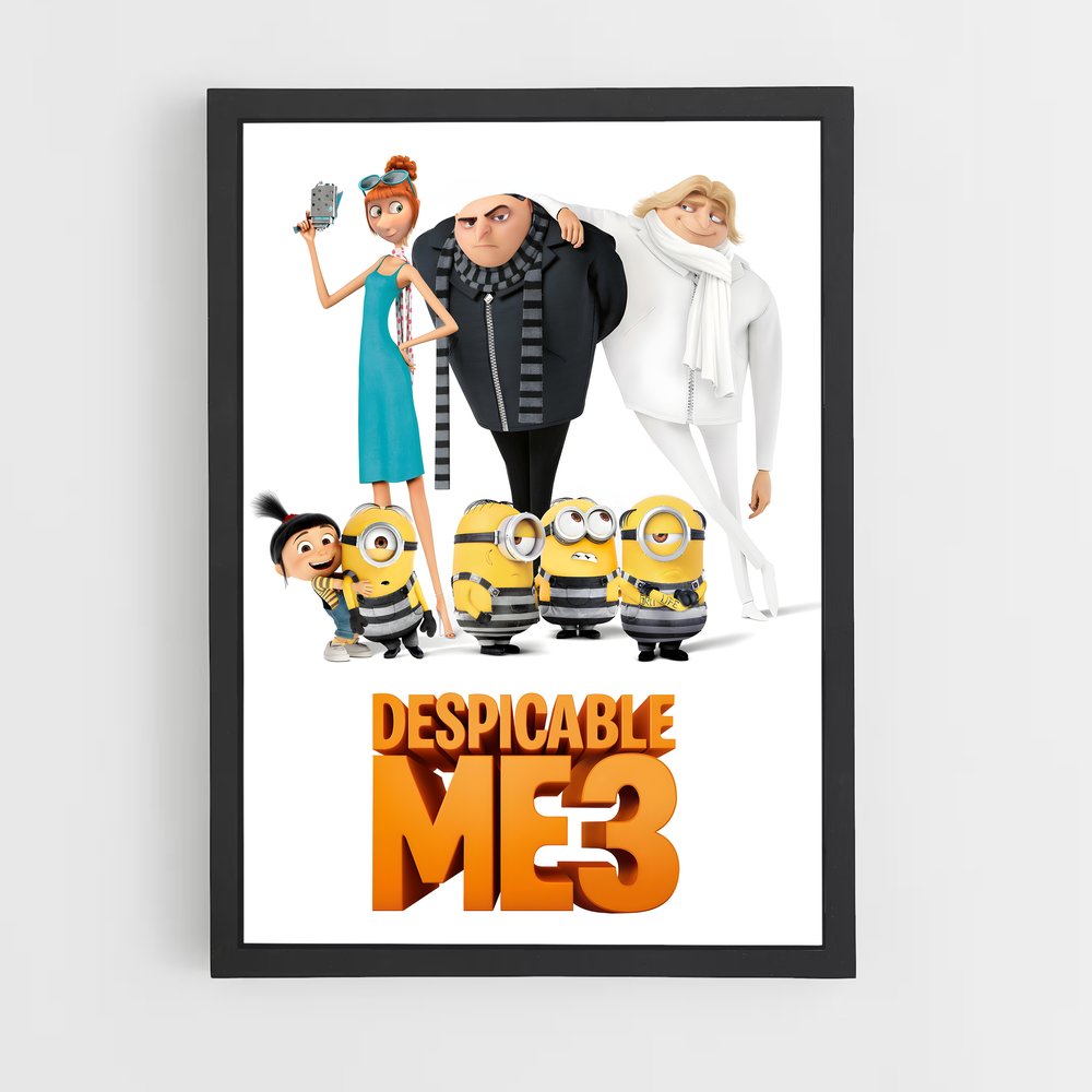 ap-despicable me-7 cadre Noir