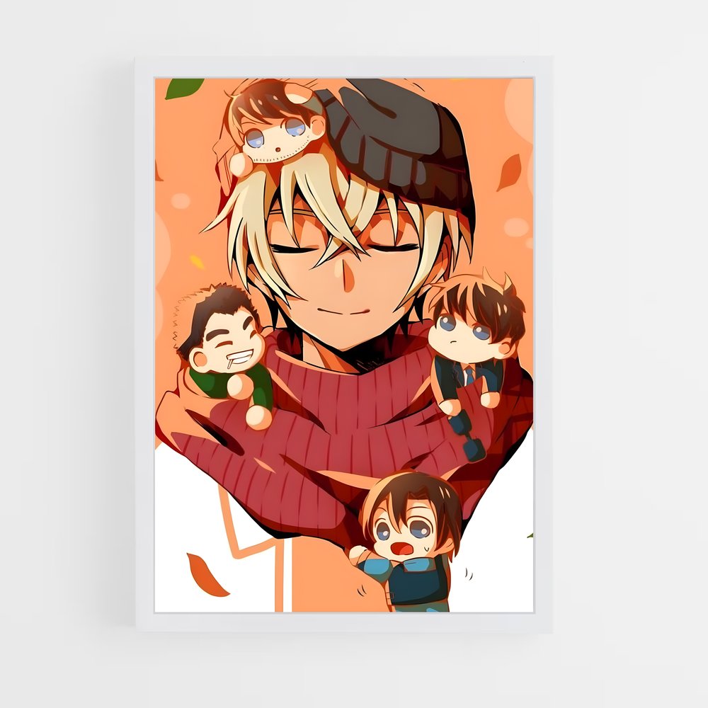 ap-detective conan-1 cadre Blanc