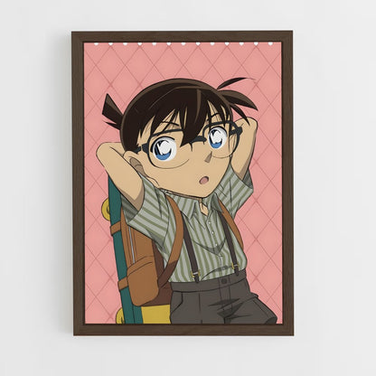 ap-detective conan-2 cadre Bois foncé