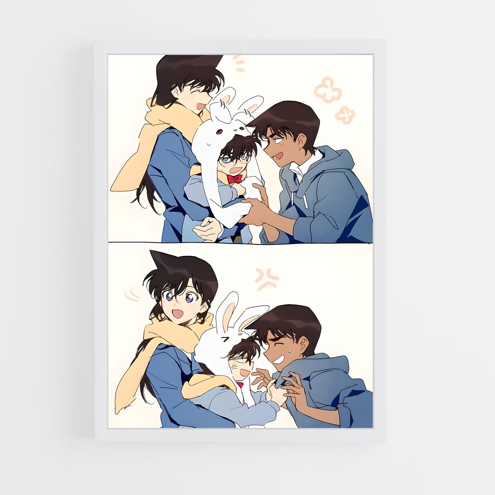 ap-detective conan-3 cadre Blanc
