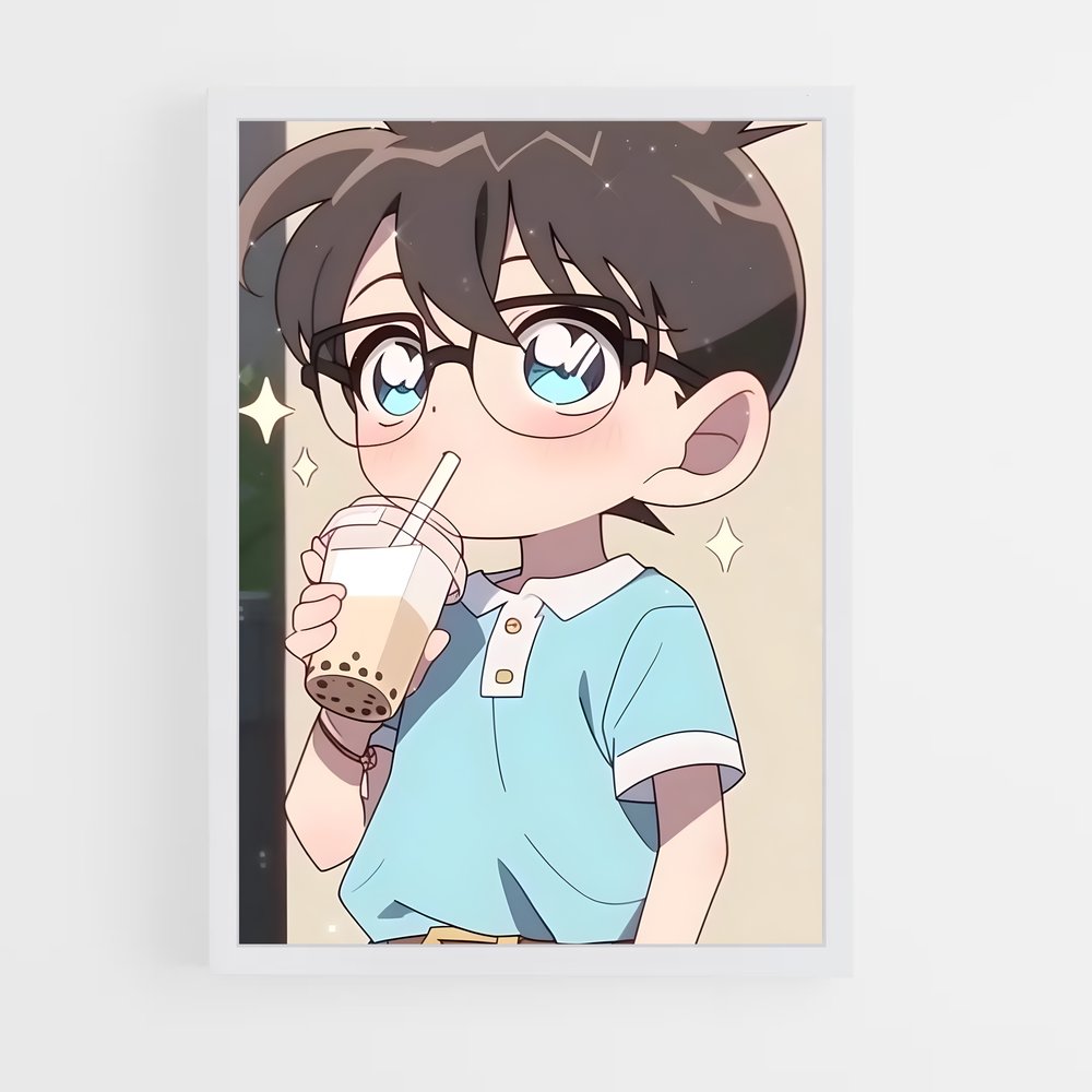 ap-detective conan-5 cadre Blanc