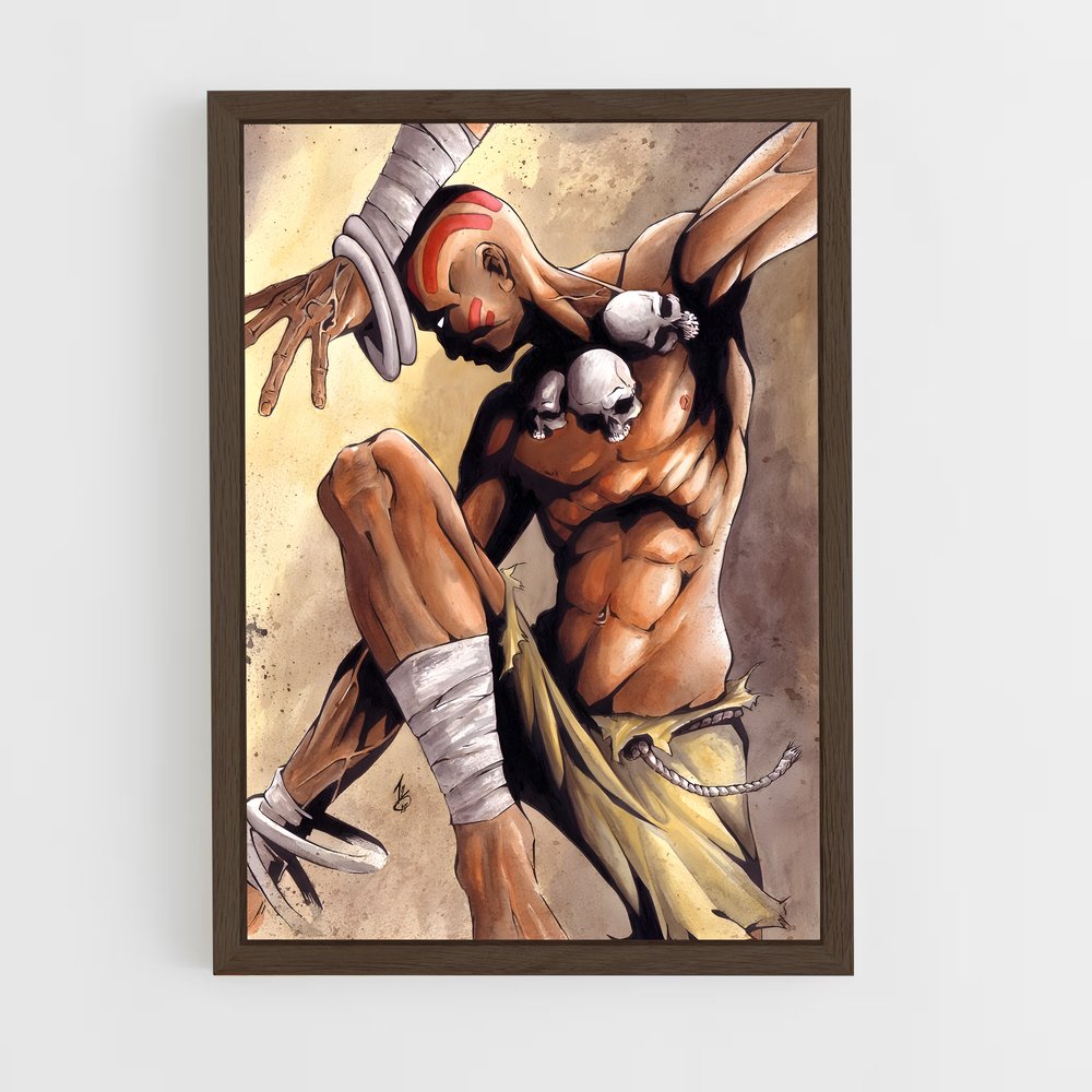 ap-dhalsim-2 cadre Bois foncé