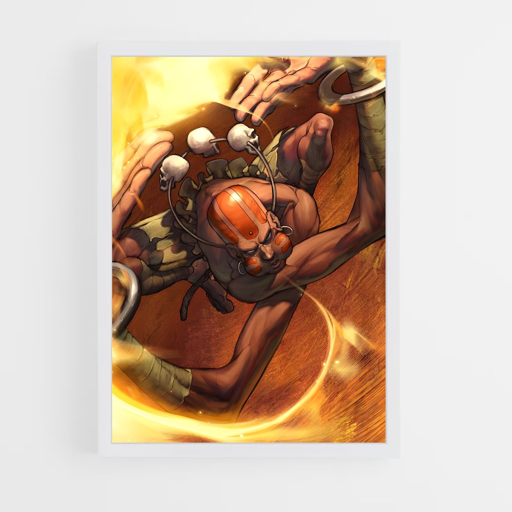 ap-dhalsim-3 cadre Blanc