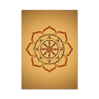 Poster Roue de Dharma