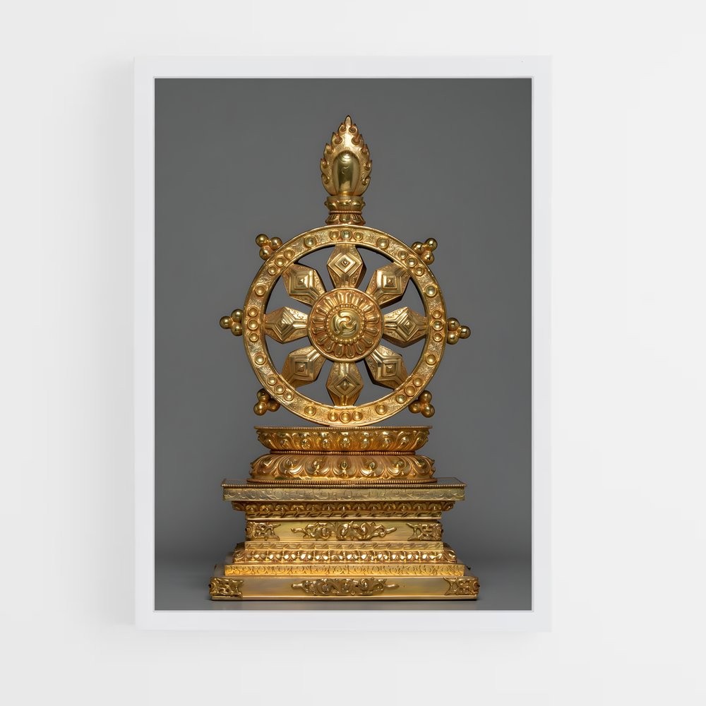 ap-dharma wheel-2 cadre Blanc