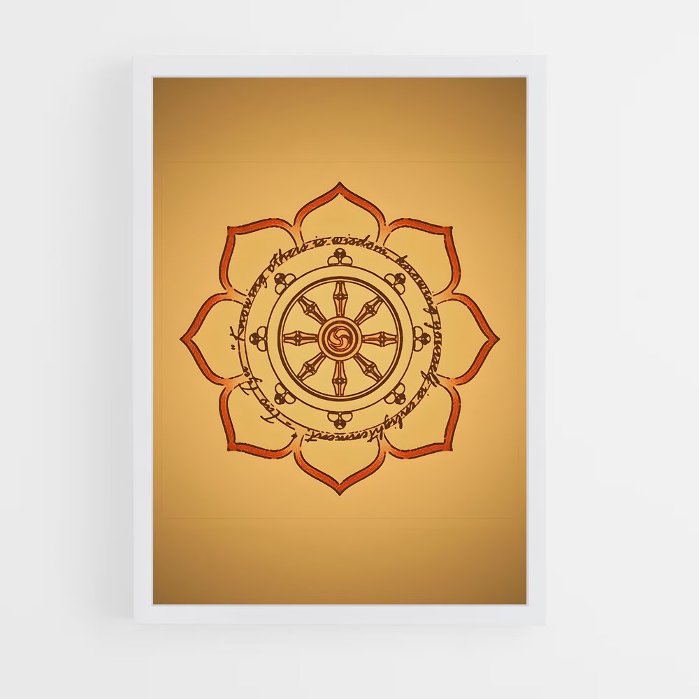 ap-dharma wheel-3 cadre Blanc