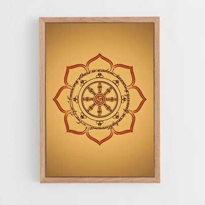 ap-dharma wheel-3 cadre Bois clair