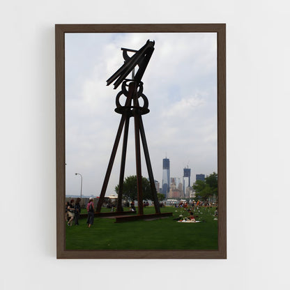 ap-di suvero sculptures-2 cadre Bois foncé