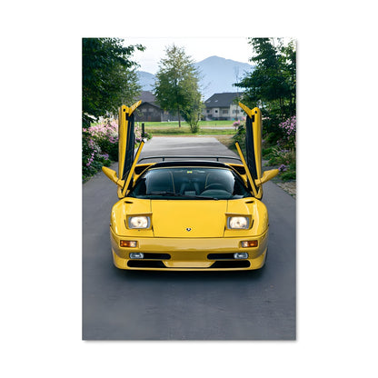 Poster Diablo en Jaune