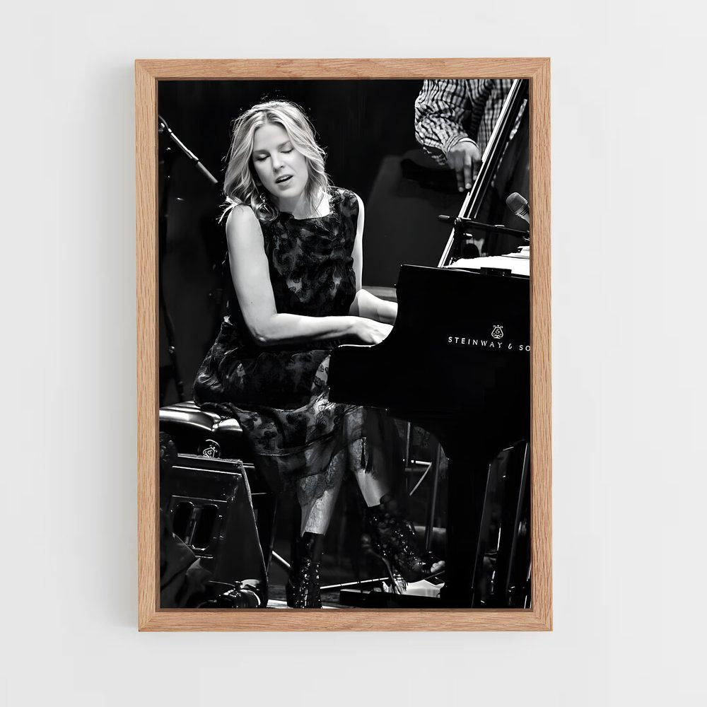 ap-diana krall-1 cadre Bois clair