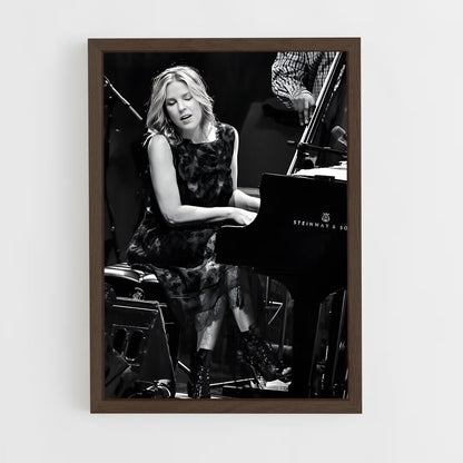 ap-diana krall-1 cadre Bois foncé