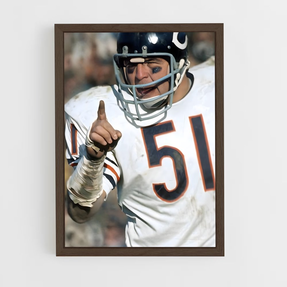 ap-dick butkus-2 cadre Bois foncé