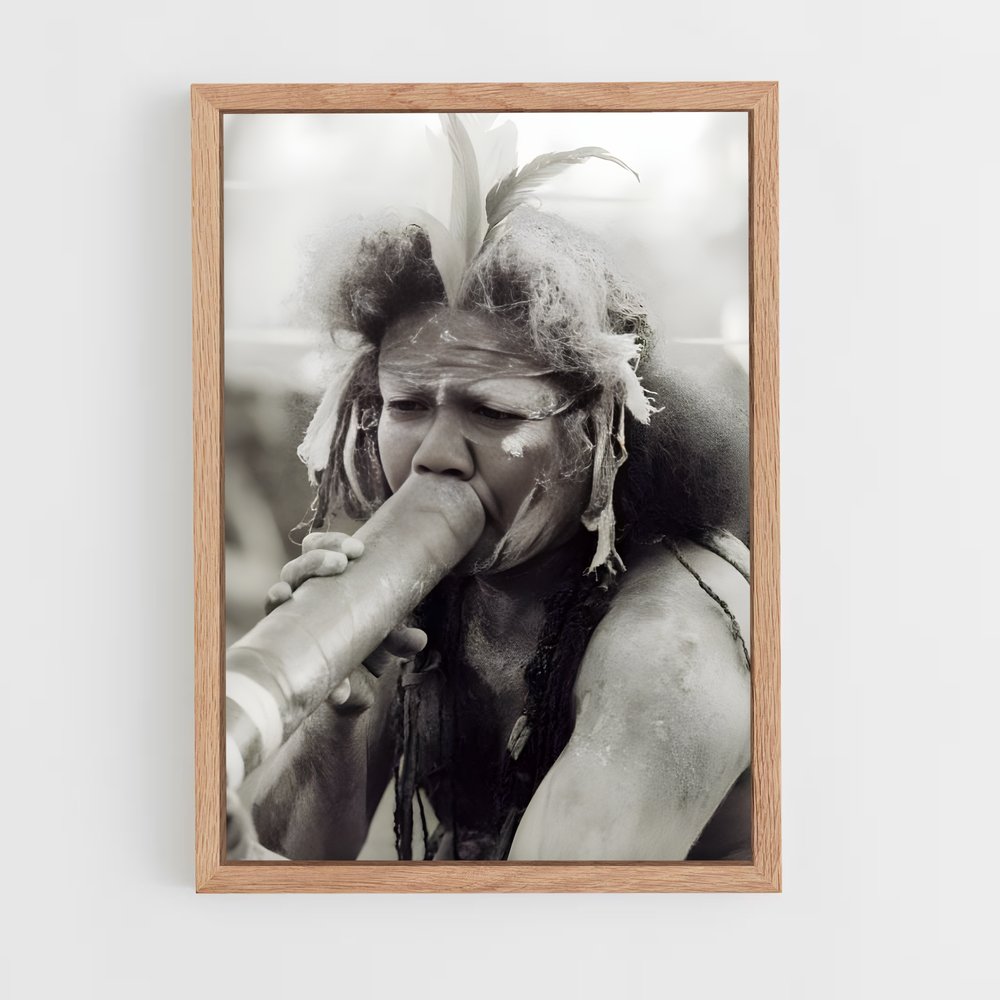 ap-didgeridoo-4 cadre Bois clair