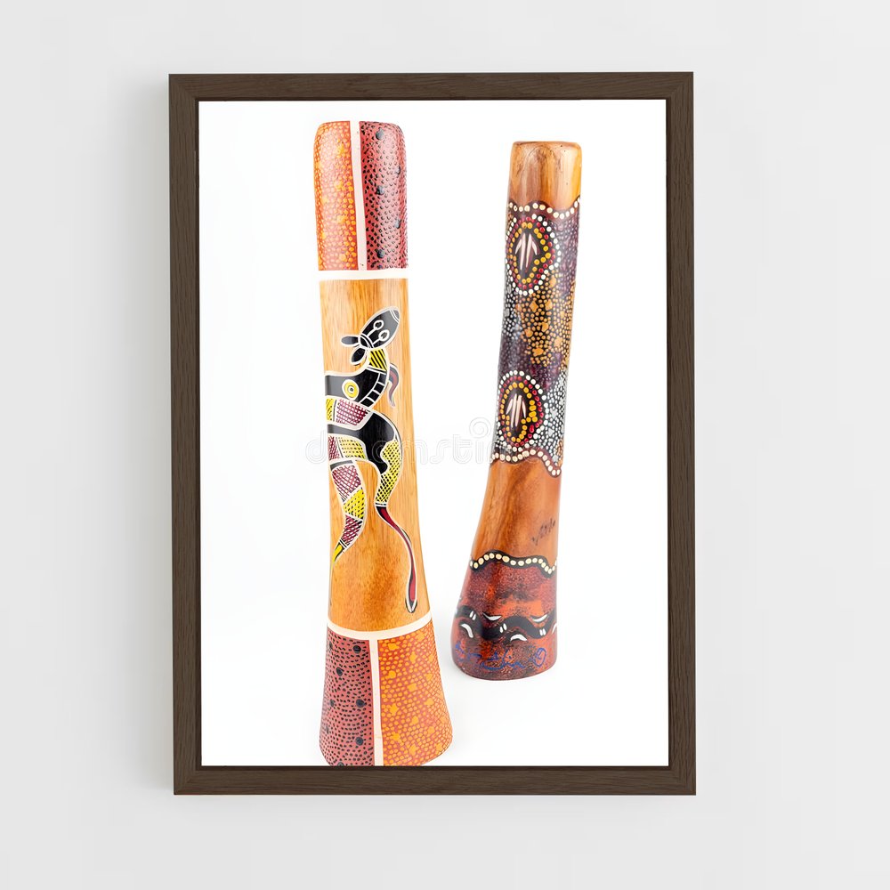 ap-didgeridoo-5 cadre Bois foncé