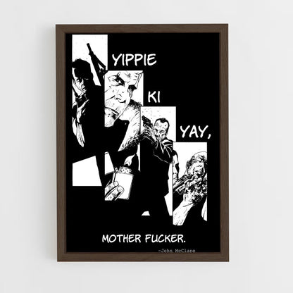 ap-die hard-6 cadre Bois foncé
