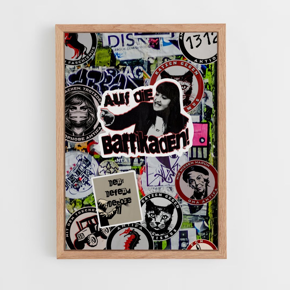 ap-die linke germany-1 cadre Bois clair