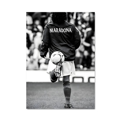 Poster Maradona en Action