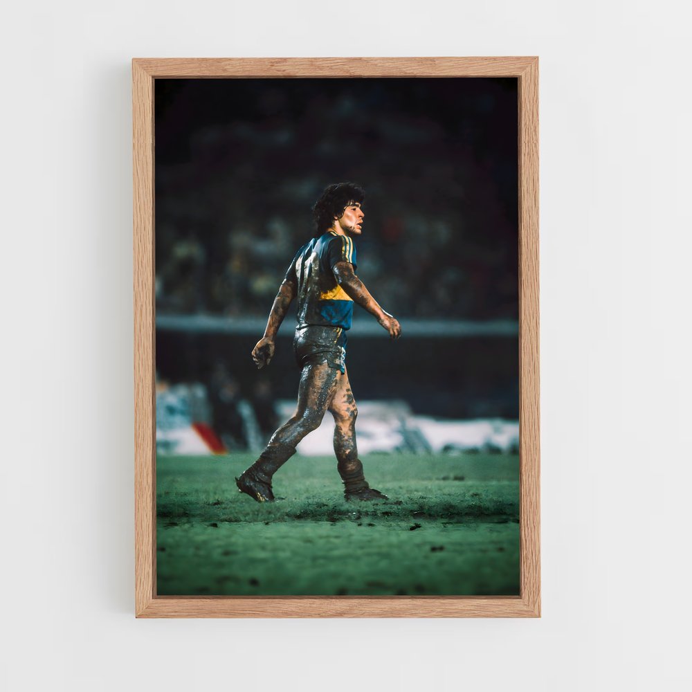 ap-diego maradona-6 cadre Bois clair