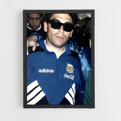 ap-diego maradona-7 cadre Noir