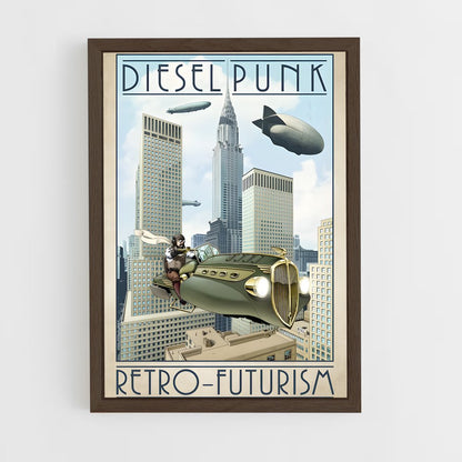 ap-dieselpunk-1 cadre Bois foncé