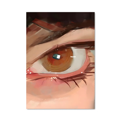 Poster Regard Écarlate