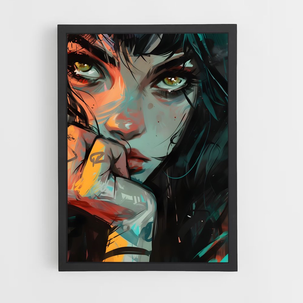 ap-digital art-11 cadre Noir
