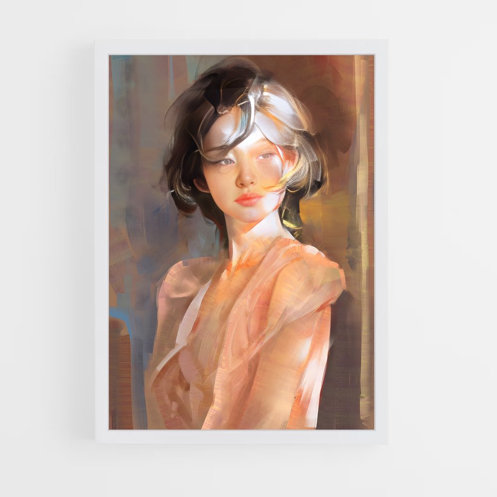 ap-digital painting-2 cadre Blanc