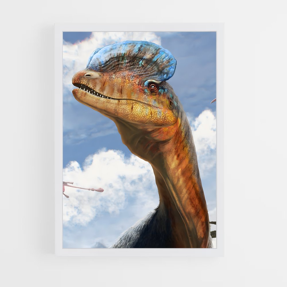 ap-dilophosaurus-2 cadre Blanc