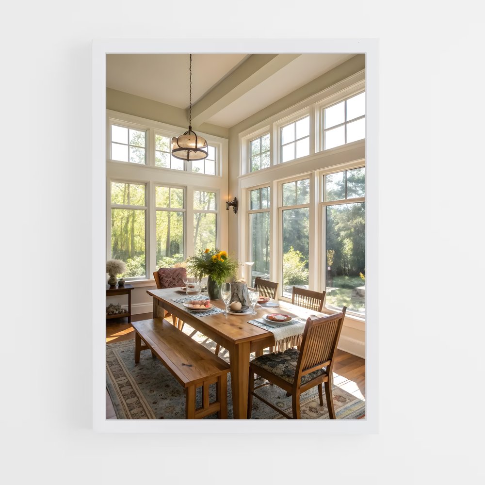 ap-dining room-1 cadre Blanc