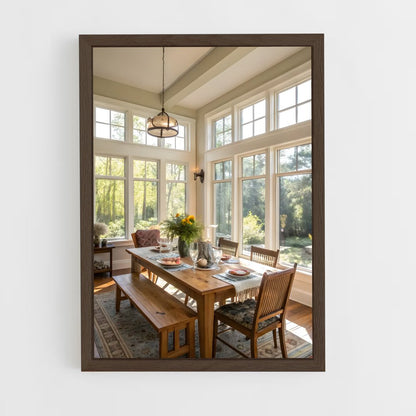 ap-dining room-1 cadre Bois foncé