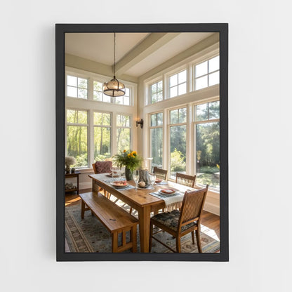 ap-dining room-1 cadre Noir