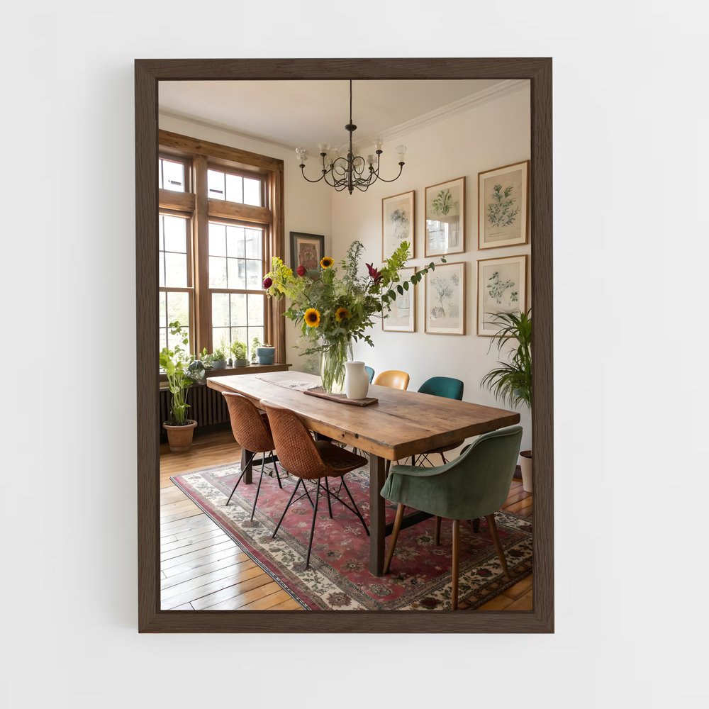 ap-dining room-2 cadre Bois foncé