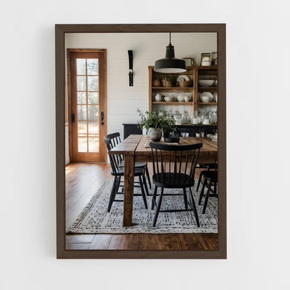ap-dining room-3 cadre Bois foncé