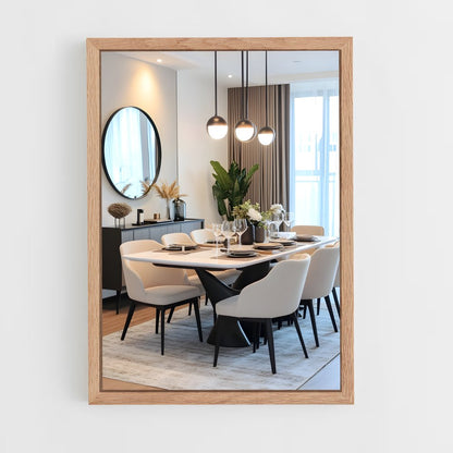 ap-dining room-4 cadre Bois clair