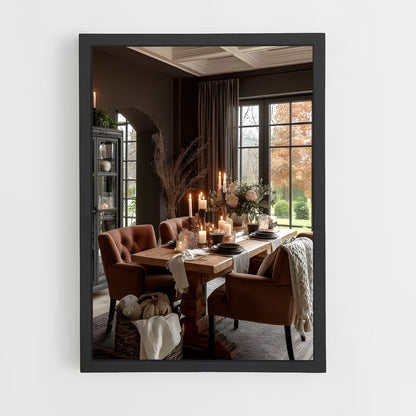 ap-dining room-5 cadre Noir