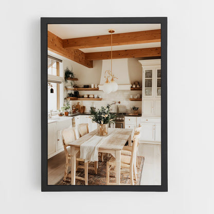 ap-dining room-7 cadre Noir