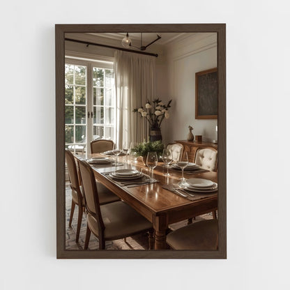 ap-dining room-8 cadre Bois foncé