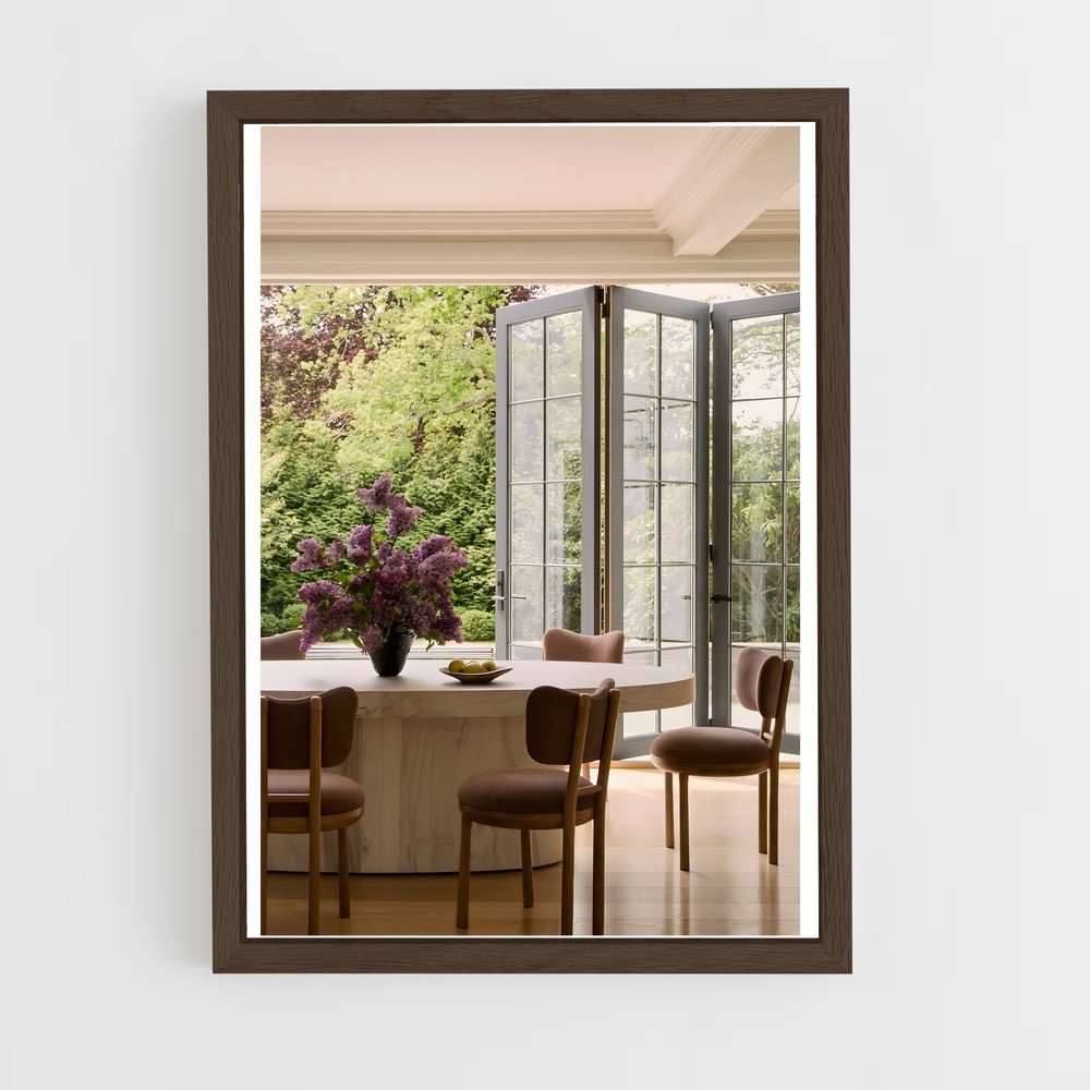 ap-dining table-1 cadre Bois foncé