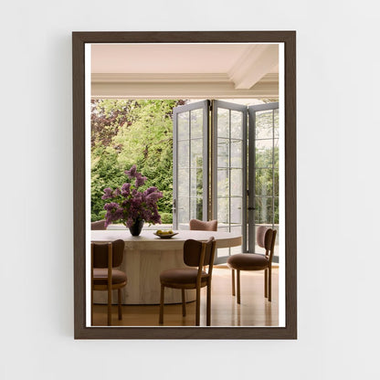 ap-dining table-1 cadre Bois foncé