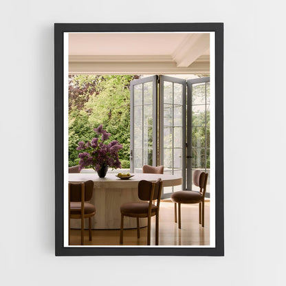 ap-dining table-1 cadre Noir