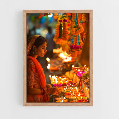 ap-diwali-10 cadre Bois clair