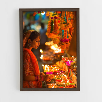 ap-diwali-10 cadre Bois foncé